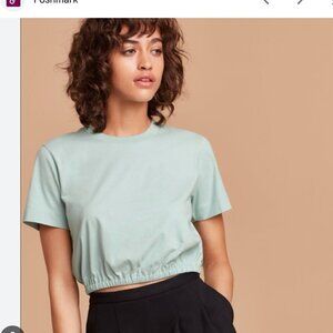 Aritzia Wilfred Piaf tee blue